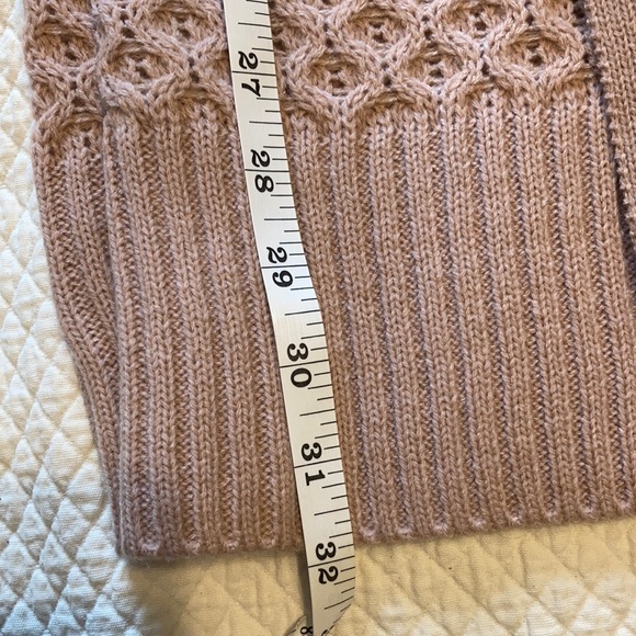 Pale Mauve/Soft Pink Cowl Neck Sweater Dress - Picture 9 of 9